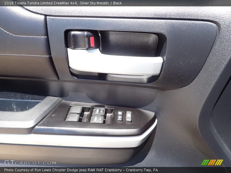 Silver Sky Metallic / Black 2018 Toyota Tundra Limited CrewMax 4x4