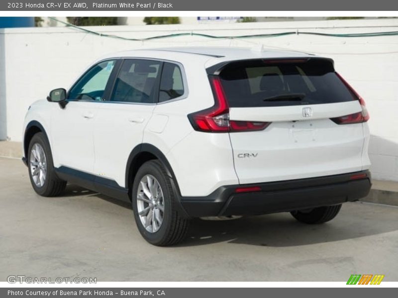 Platinum White Pearl / Black 2023 Honda CR-V EX AWD
