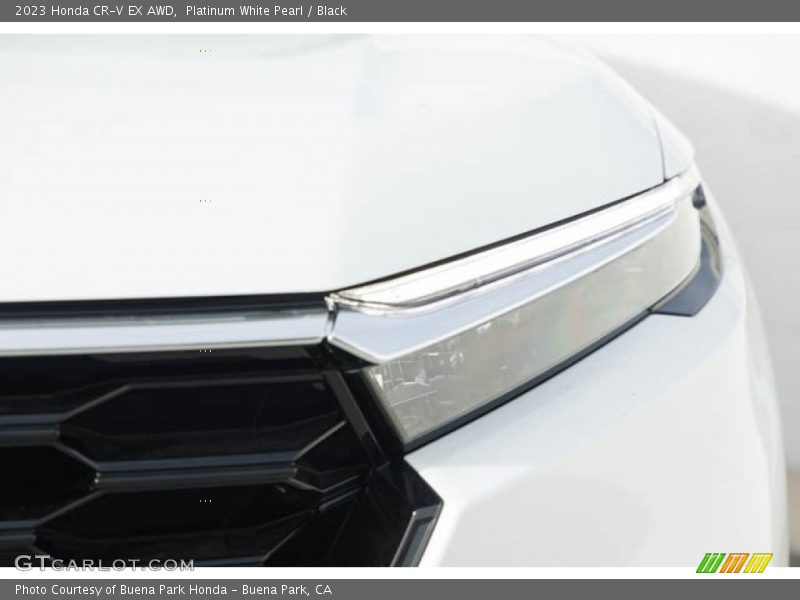 Platinum White Pearl / Black 2023 Honda CR-V EX AWD