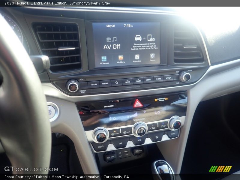 Symphony Silver / Gray 2020 Hyundai Elantra Value Edition