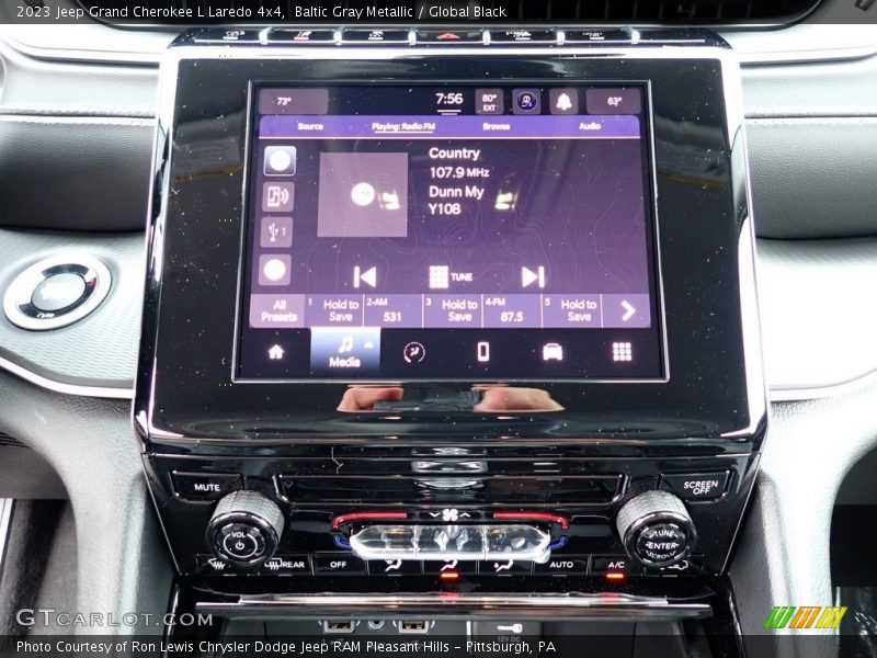 Baltic Gray Metallic / Global Black 2023 Jeep Grand Cherokee L Laredo 4x4