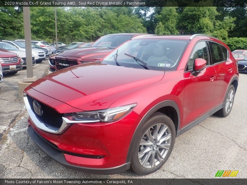 Soul Red Crystal Metallic / Parchment 2020 Mazda CX-5 Grand Touring AWD