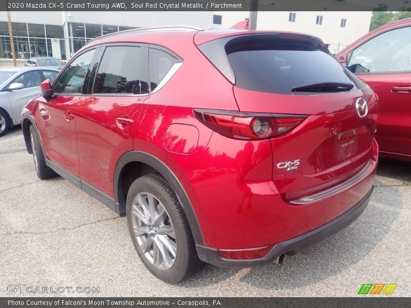 Soul Red Crystal Metallic / Parchment 2020 Mazda CX-5 Grand Touring AWD