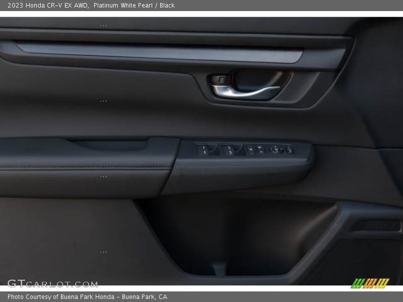 Platinum White Pearl / Black 2023 Honda CR-V EX AWD
