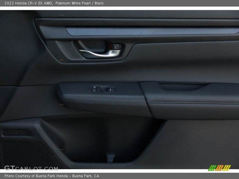 Platinum White Pearl / Black 2023 Honda CR-V EX AWD