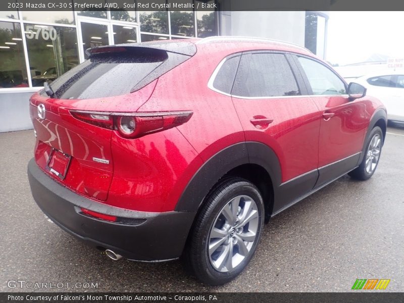 Soul Red Crystal Metallic / Black 2023 Mazda CX-30 S Preferred AWD