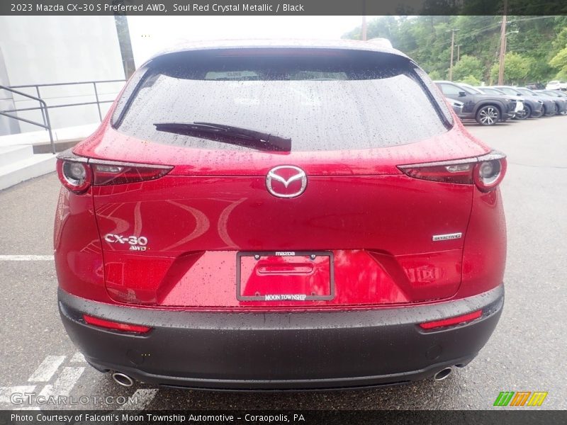 Soul Red Crystal Metallic / Black 2023 Mazda CX-30 S Preferred AWD