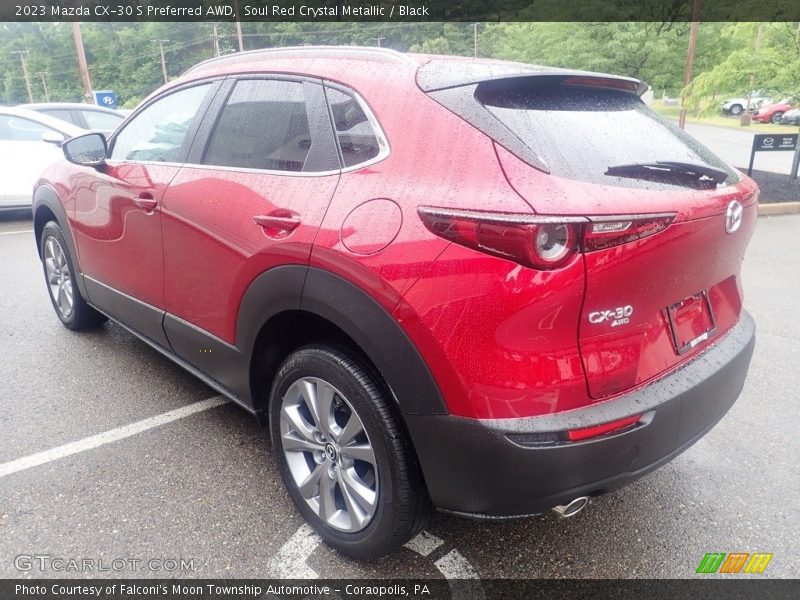 Soul Red Crystal Metallic / Black 2023 Mazda CX-30 S Preferred AWD