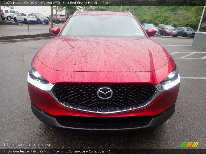 Soul Red Crystal Metallic / Black 2023 Mazda CX-30 S Preferred AWD