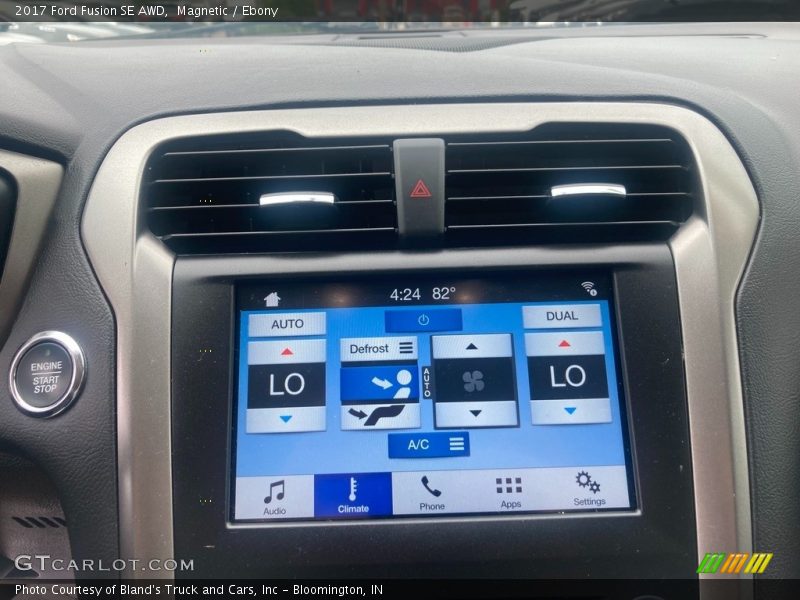 Magnetic / Ebony 2017 Ford Fusion SE AWD