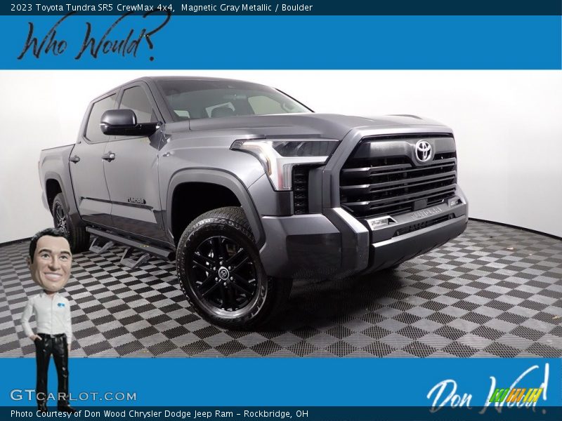 Magnetic Gray Metallic / Boulder 2023 Toyota Tundra SR5 CrewMax 4x4