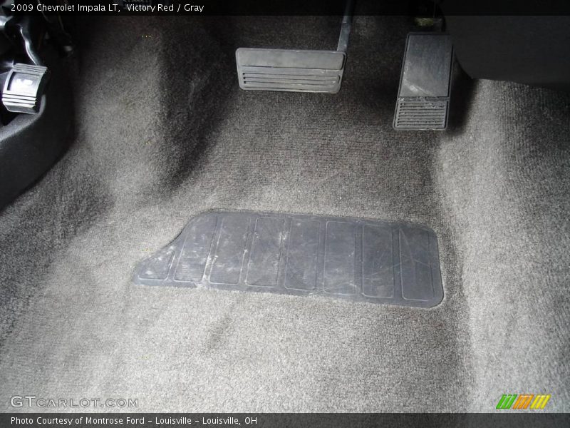 Victory Red / Gray 2009 Chevrolet Impala LT