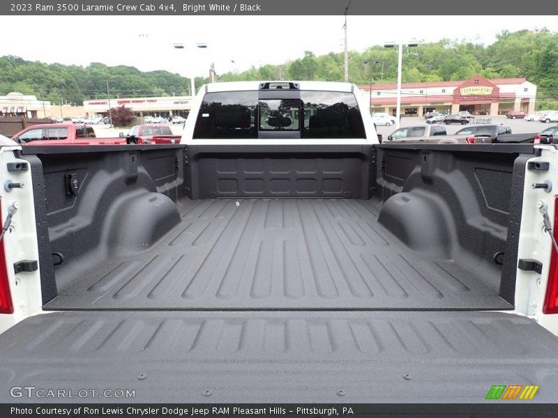 Bright White / Black 2023 Ram 3500 Laramie Crew Cab 4x4