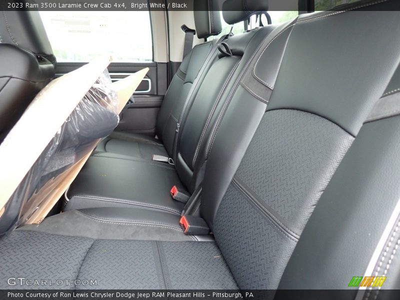 Rear Seat of 2023 3500 Laramie Crew Cab 4x4