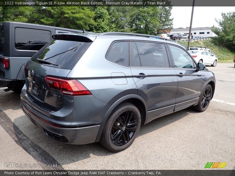 Platinum Gray Metallic / Titan Black 2022 Volkswagen Tiguan SE R-Line 4Motion Black Edition