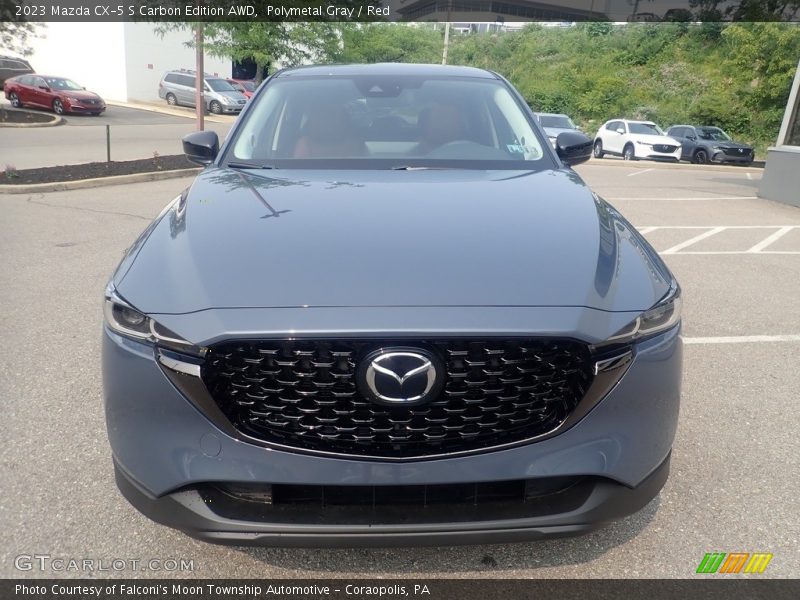 Polymetal Gray / Red 2023 Mazda CX-5 S Carbon Edition AWD