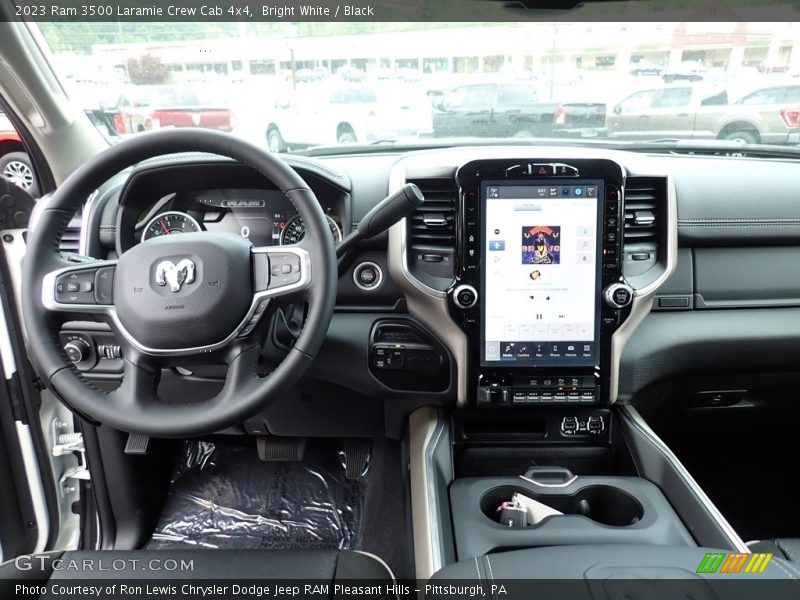 Dashboard of 2023 3500 Laramie Crew Cab 4x4