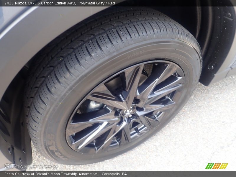 Polymetal Gray / Red 2023 Mazda CX-5 S Carbon Edition AWD