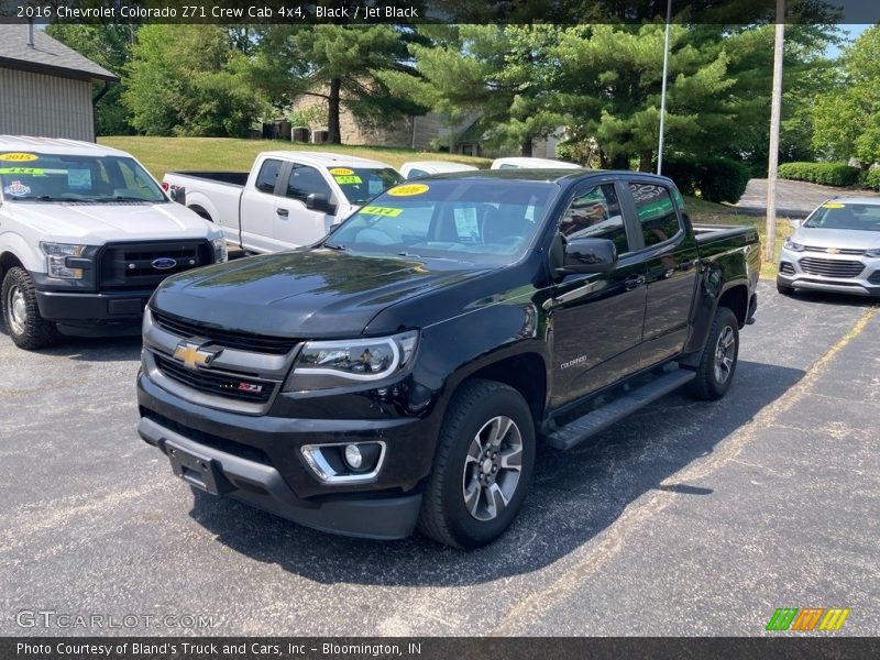 Black / Jet Black 2016 Chevrolet Colorado Z71 Crew Cab 4x4