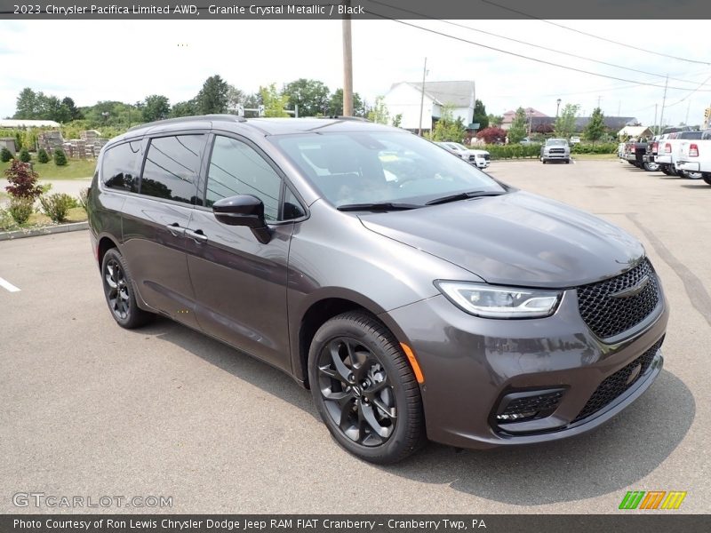 Granite Crystal Metallic / Black 2023 Chrysler Pacifica Limited AWD