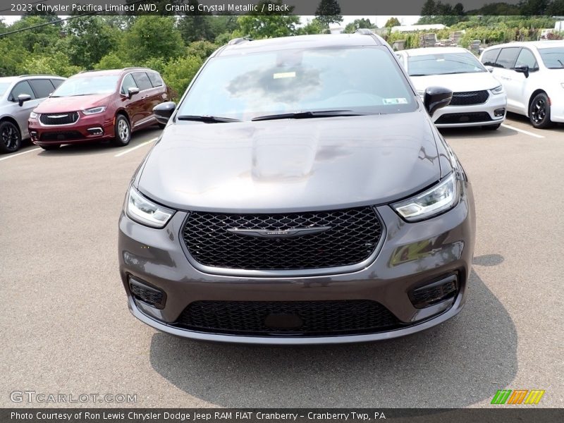 Granite Crystal Metallic / Black 2023 Chrysler Pacifica Limited AWD