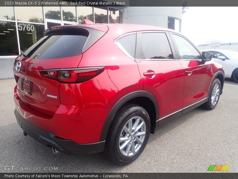 Soul Red Crystal Metallic / Black 2023 Mazda CX-5 S Preferred AWD