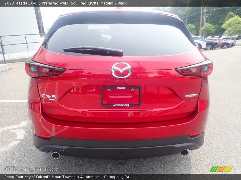 Soul Red Crystal Metallic / Black 2023 Mazda CX-5 S Preferred AWD