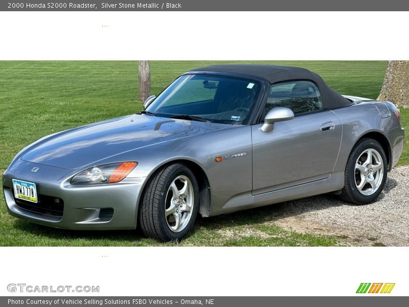 Silver Stone Metallic / Black 2000 Honda S2000 Roadster