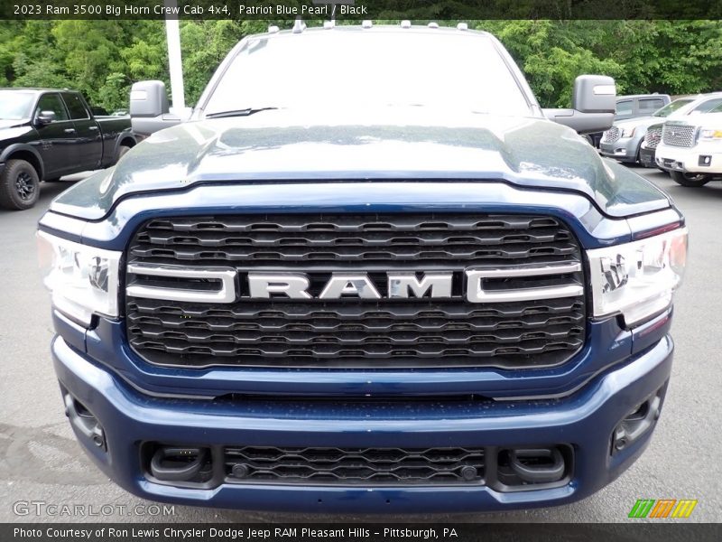 Patriot Blue Pearl / Black 2023 Ram 3500 Big Horn Crew Cab 4x4