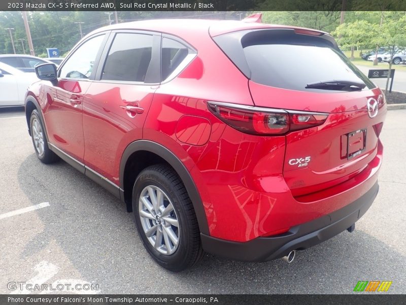 Soul Red Crystal Metallic / Black 2023 Mazda CX-5 S Preferred AWD