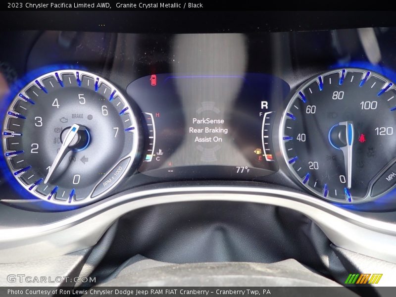 Granite Crystal Metallic / Black 2023 Chrysler Pacifica Limited AWD