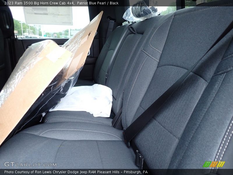 Rear Seat of 2023 3500 Big Horn Crew Cab 4x4