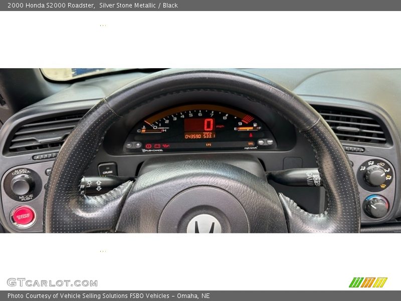 Silver Stone Metallic / Black 2000 Honda S2000 Roadster