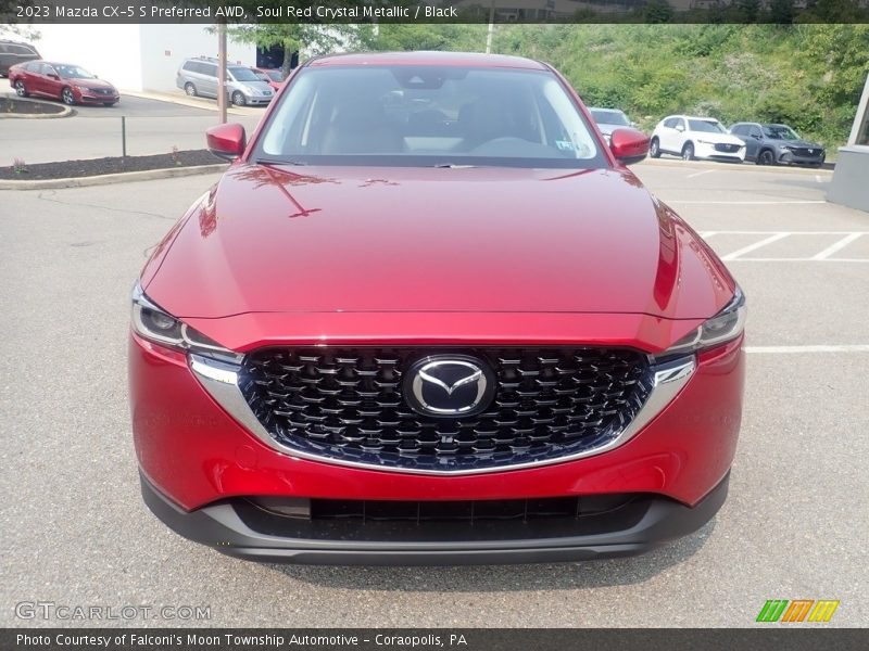 Soul Red Crystal Metallic / Black 2023 Mazda CX-5 S Preferred AWD