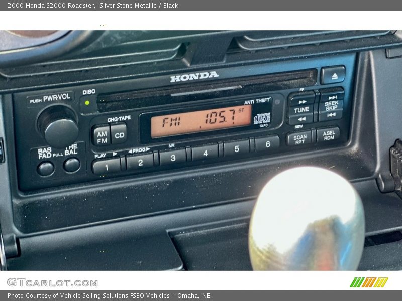 Silver Stone Metallic / Black 2000 Honda S2000 Roadster