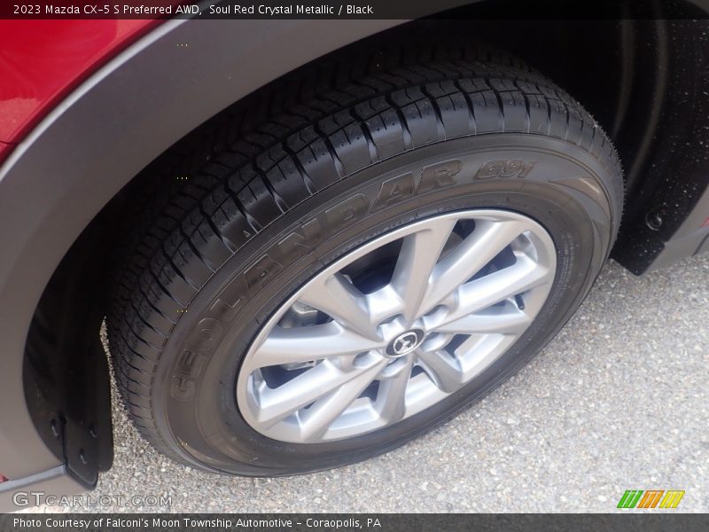 Soul Red Crystal Metallic / Black 2023 Mazda CX-5 S Preferred AWD
