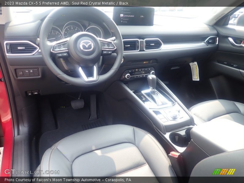 Soul Red Crystal Metallic / Black 2023 Mazda CX-5 S Preferred AWD