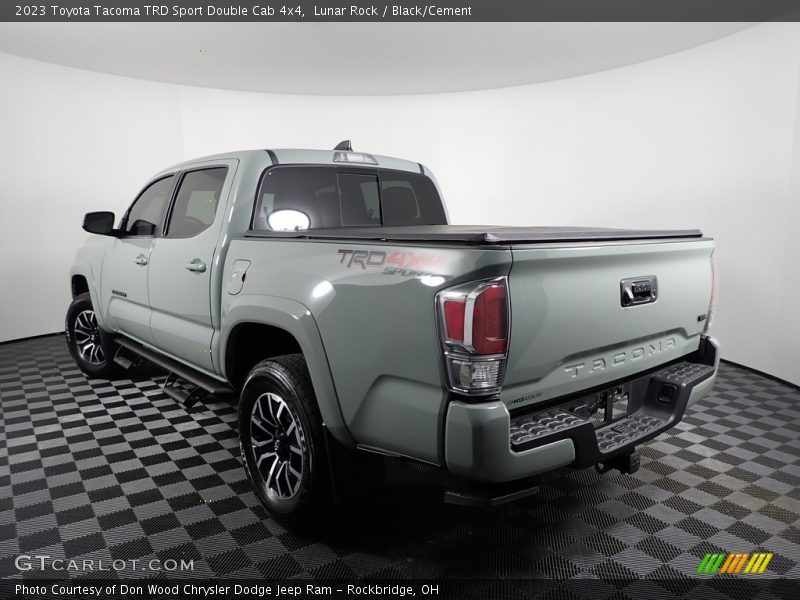 Lunar Rock / Black/Cement 2023 Toyota Tacoma TRD Sport Double Cab 4x4