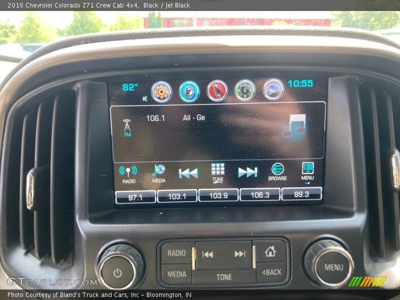 Controls of 2016 Colorado Z71 Crew Cab 4x4