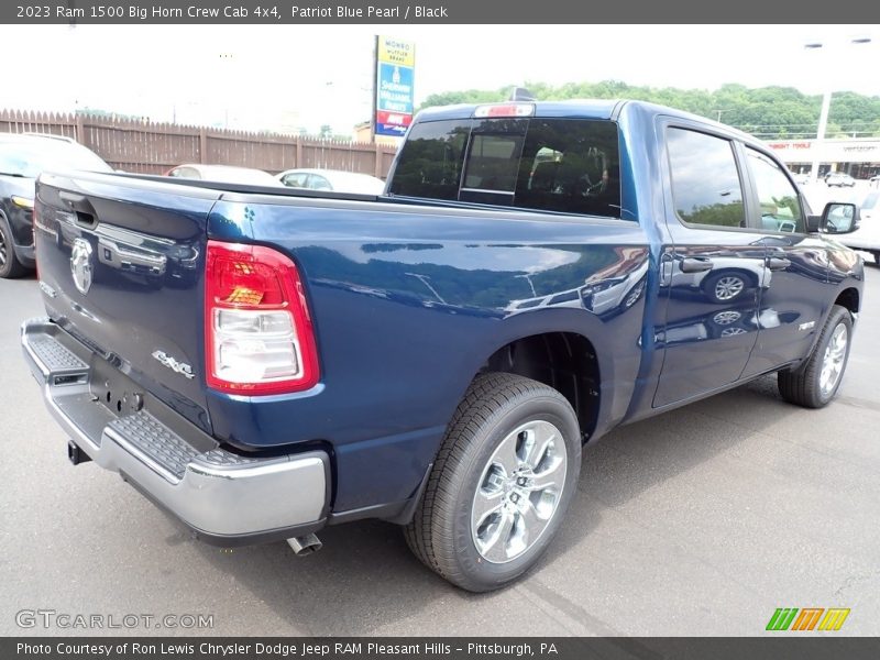 Patriot Blue Pearl / Black 2023 Ram 1500 Big Horn Crew Cab 4x4