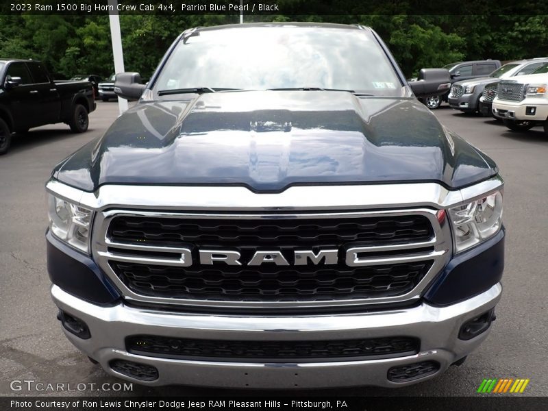 Patriot Blue Pearl / Black 2023 Ram 1500 Big Horn Crew Cab 4x4