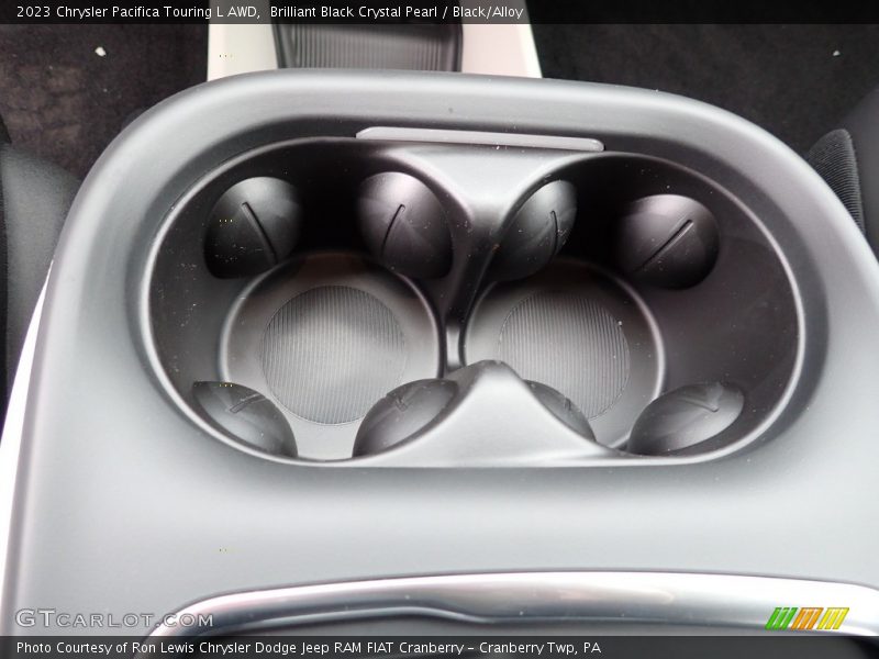Brilliant Black Crystal Pearl / Black/Alloy 2023 Chrysler Pacifica Touring L AWD