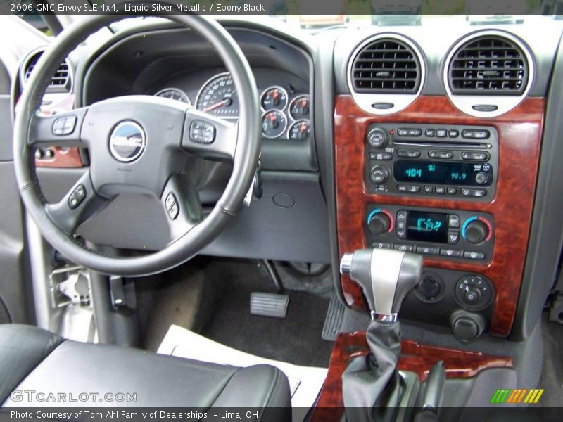 Liquid Silver Metallic / Ebony Black 2006 GMC Envoy SLE 4x4