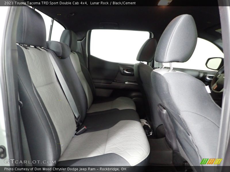 Rear Seat of 2023 Tacoma TRD Sport Double Cab 4x4