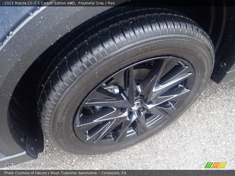 Polymetal Gray / Red 2023 Mazda CX-5 S Carbon Edition AWD