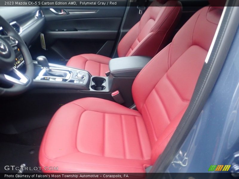 Polymetal Gray / Red 2023 Mazda CX-5 S Carbon Edition AWD