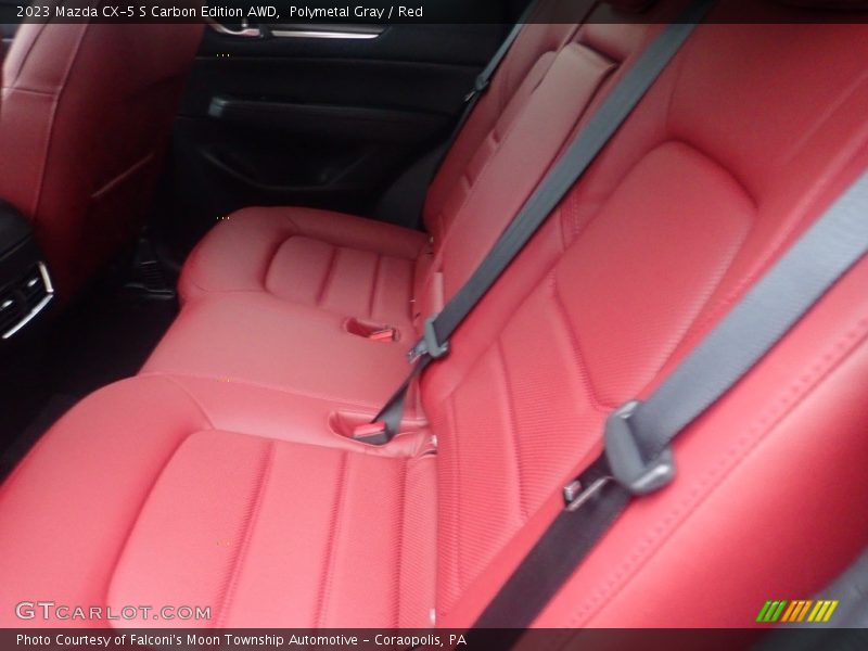 Polymetal Gray / Red 2023 Mazda CX-5 S Carbon Edition AWD