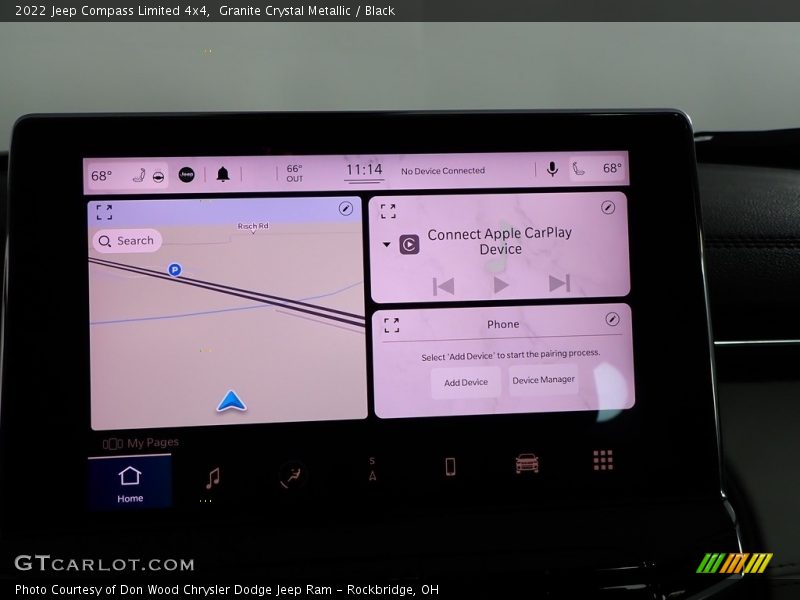 Granite Crystal Metallic / Black 2022 Jeep Compass Limited 4x4
