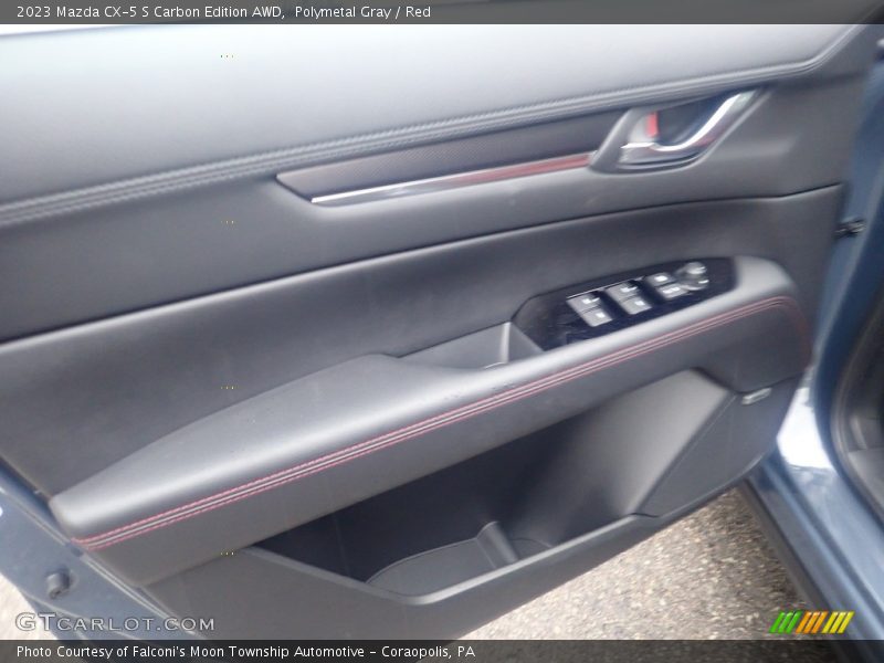 Polymetal Gray / Red 2023 Mazda CX-5 S Carbon Edition AWD
