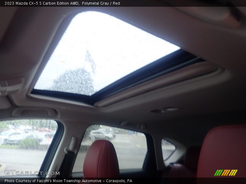 Polymetal Gray / Red 2023 Mazda CX-5 S Carbon Edition AWD